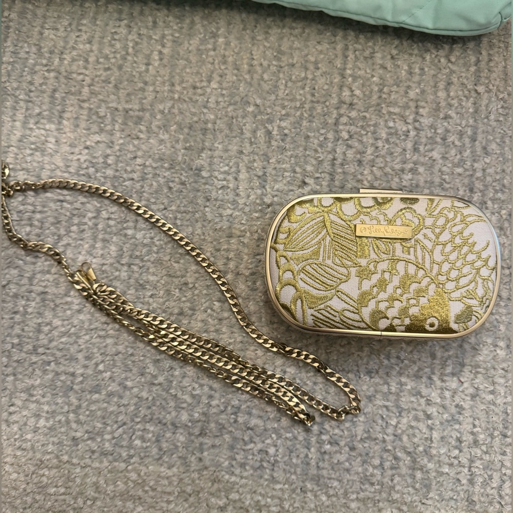 Lilly Pulitzer for Target clutch/cross body with chain.